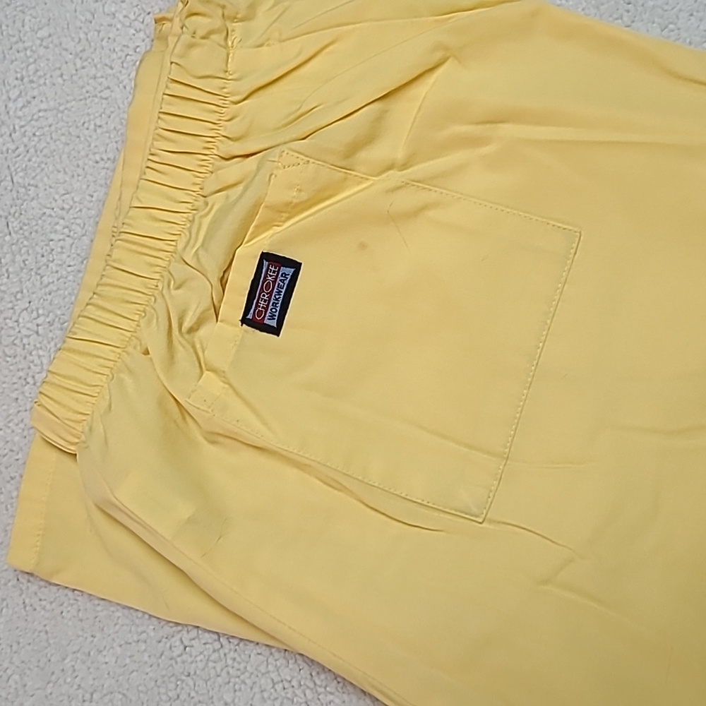 Yellow Cherokee work wear scrub pants scrubs